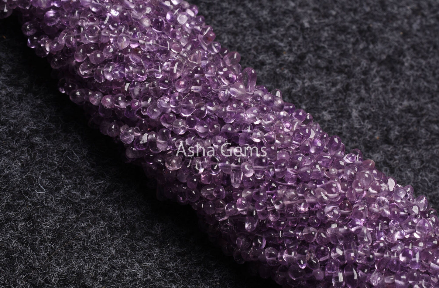 13" Strand Natural amethyst Smooth Drops Shape Beads, Natural Light Purple Amethyst Handmade Teardrop Side Drill Gemstone Bead Jewelry SALE