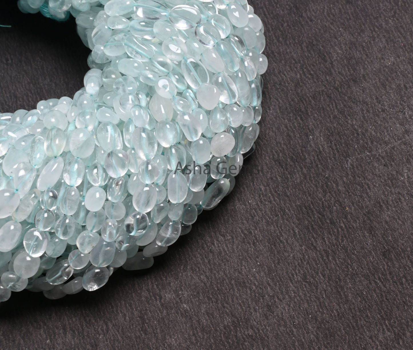 Beautiful Blue Topaz Smooth Nugget Shape Beads, Topaz Handmade Uneven Tiny Nugget Beads Gemstone Topaz Loose Bead Jewelry Making Craft SALE (AG 22277)