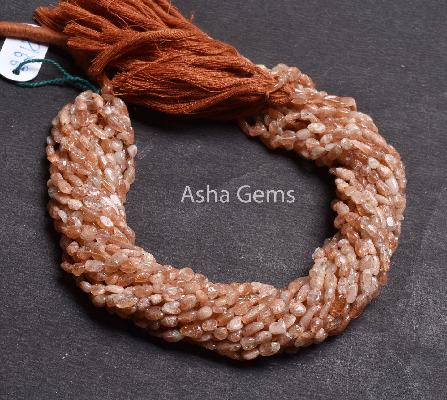 13"Strand Beautiful Shaded Red Sunstone Smooth Nugget Beads,4-8mm Natural Sunstone Plain Handmade Uneven Tiny Nugget Bead Jewelry Handicraft