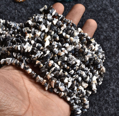 34" Strand Natural Dendrite Opal Uncut Chips Beads,Opal Smooth Raw Rough Beads, Fine Dendritic Opal uncut Polish Nugget Unshape Bead Jewelry
