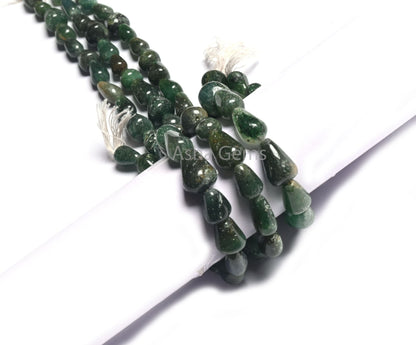 Natural Green Mica Margaj Handmade Uneven Drops Straight Drill Beads,13" Mica Teardrop smooth Gemstone Loose Beads, Margaj Bead Jewelry SALE