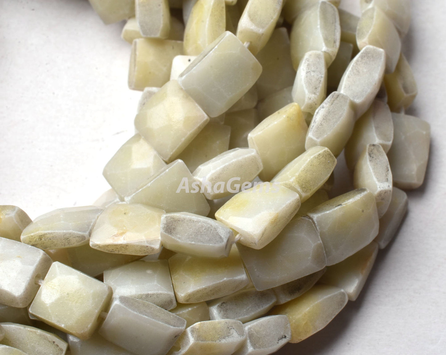 Beautiful Lemon Opal faceted Fancy Shape Beads,8" Strand Opal Uneven Rectangle Bead Gestone Briolette Handmade Beads For Jewelry Making SALE