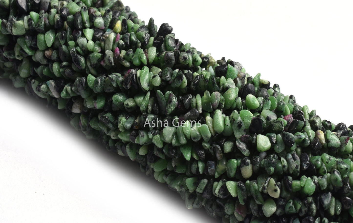 34" Strand Natural Ruby Zoisite Uncut Chips Raw Gemstone Beads, Smooth Rough Tiny Nugget Beads, Fine Ruby Zoisite Uncut Beads Jewelry Sale