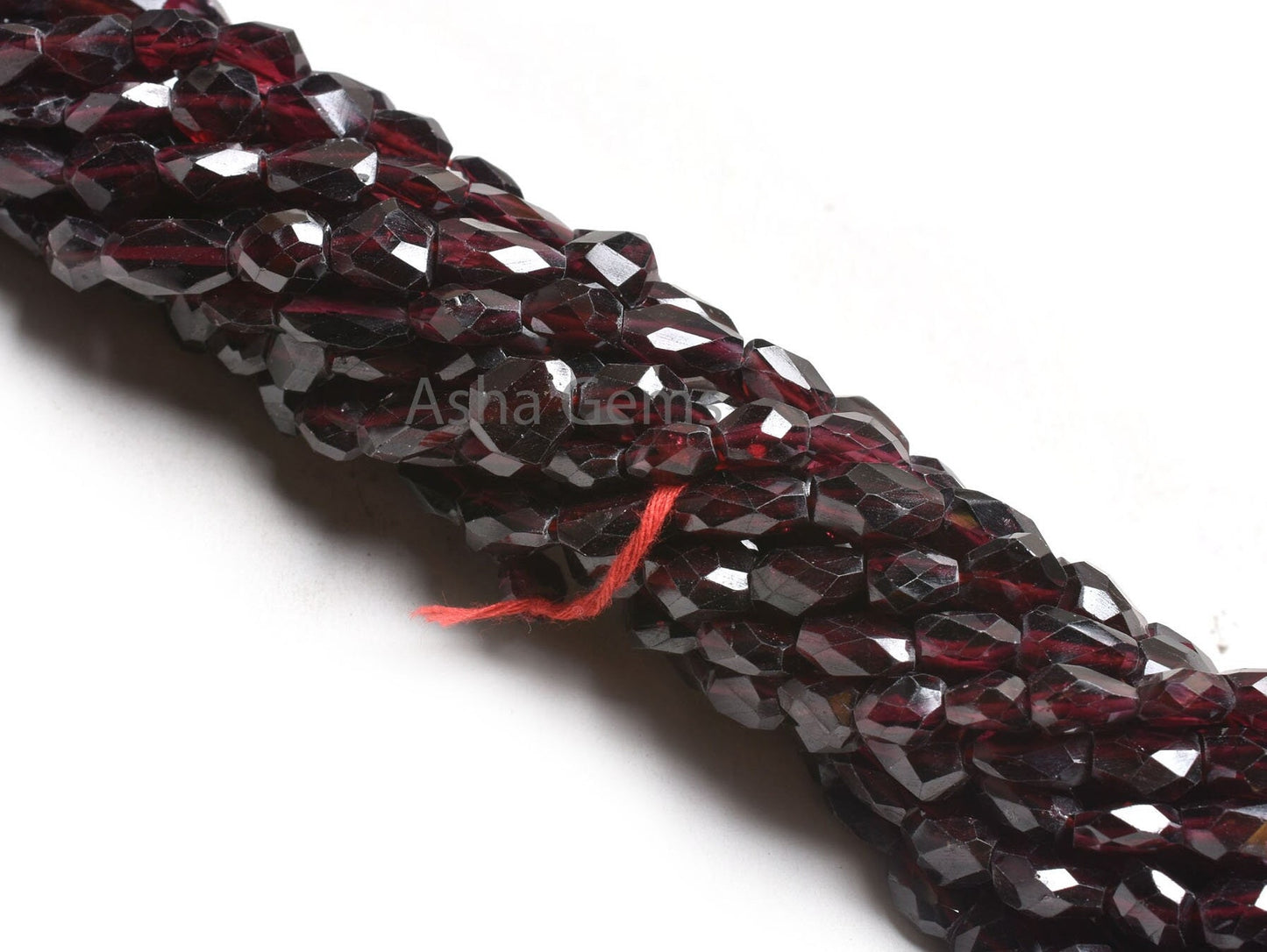 Natural Garnet Faceted nugget Uneven Shape Gemstone Beads, Fine Garnet Handmade Indian Cut Tumble Straight Drill Beads, Garnet Beads Jewelry