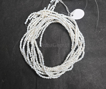 Beautiful Mother Of Pearl Fancy Mushroom Shape Gemstone Loose Beads,4-7.5 mm Natural Iridescent White MOP Shell Smooth Beads Jewelry makings