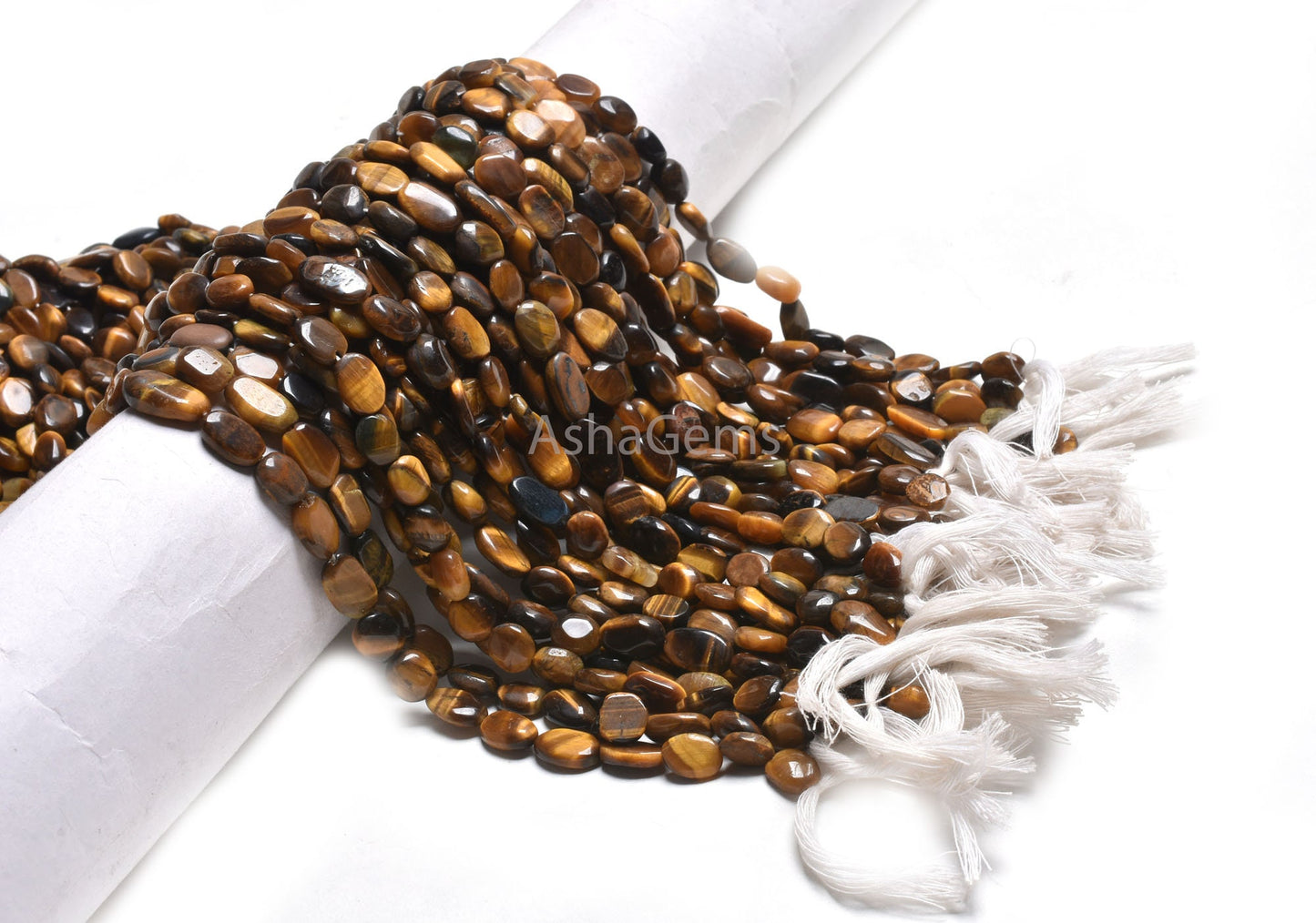 Beautiful Tiger Eye Smooth Nugget Shape Beads,12.5 inch Fine Natural Shaded Tiger Eye Uneven Nugget Gemstone Loose bead Jewelry Making Craft