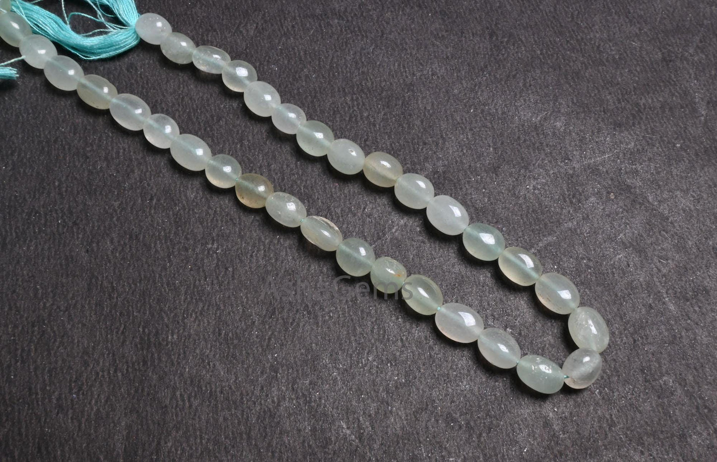 Beautiful Light Green aventurine fancy Puff Oval Shape Handmade beads, Natural Grape Green aventurine Smooth Oval Gemstone bead Jewelry SALE