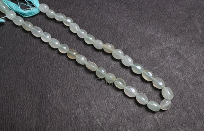 Beautiful Light Green aventurine fancy Puff Oval Shape Handmade beads, Natural Grape Green aventurine Smooth Oval Gemstone bead Jewelry SALE