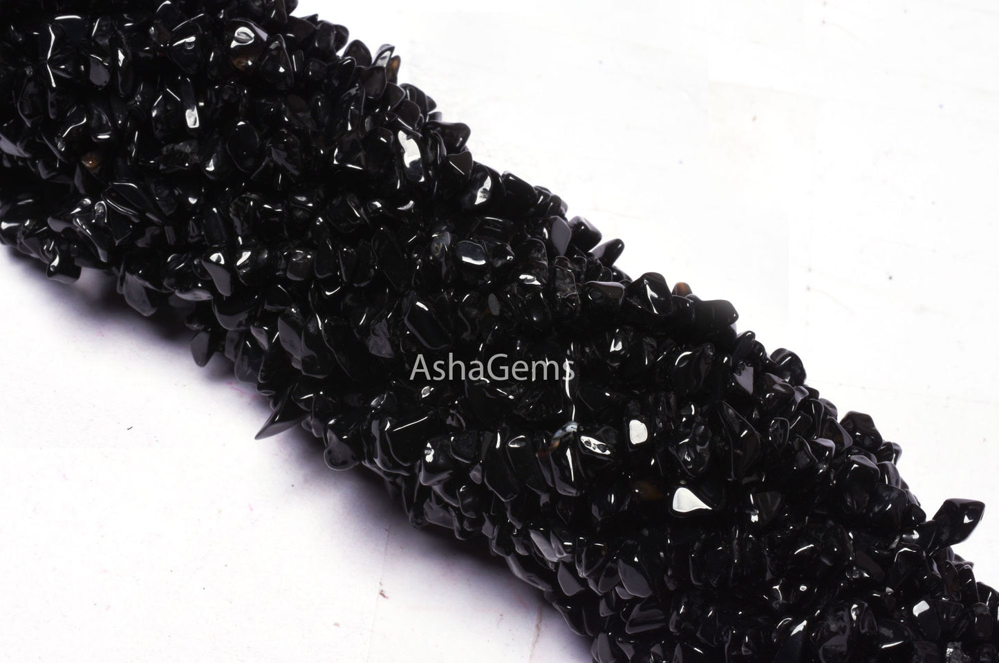 34" Strand Natural Black Onyx Uncut Chips Gemstone Beads Semi Precious Raw Rough Smooth Nugget Bead,AAA Black Onyx Bead Jewelry Making Craft