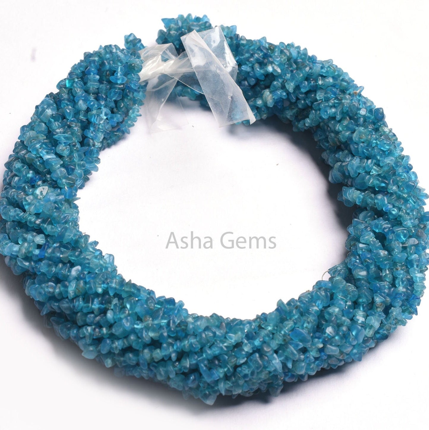 Neon Blue Apatite Uncut Chip Beads,34"Strand Natural Apatite beads, Neon Apatite Smooth Raw Rough Tiny Uneven Gemstone Beads Jewelry Makings