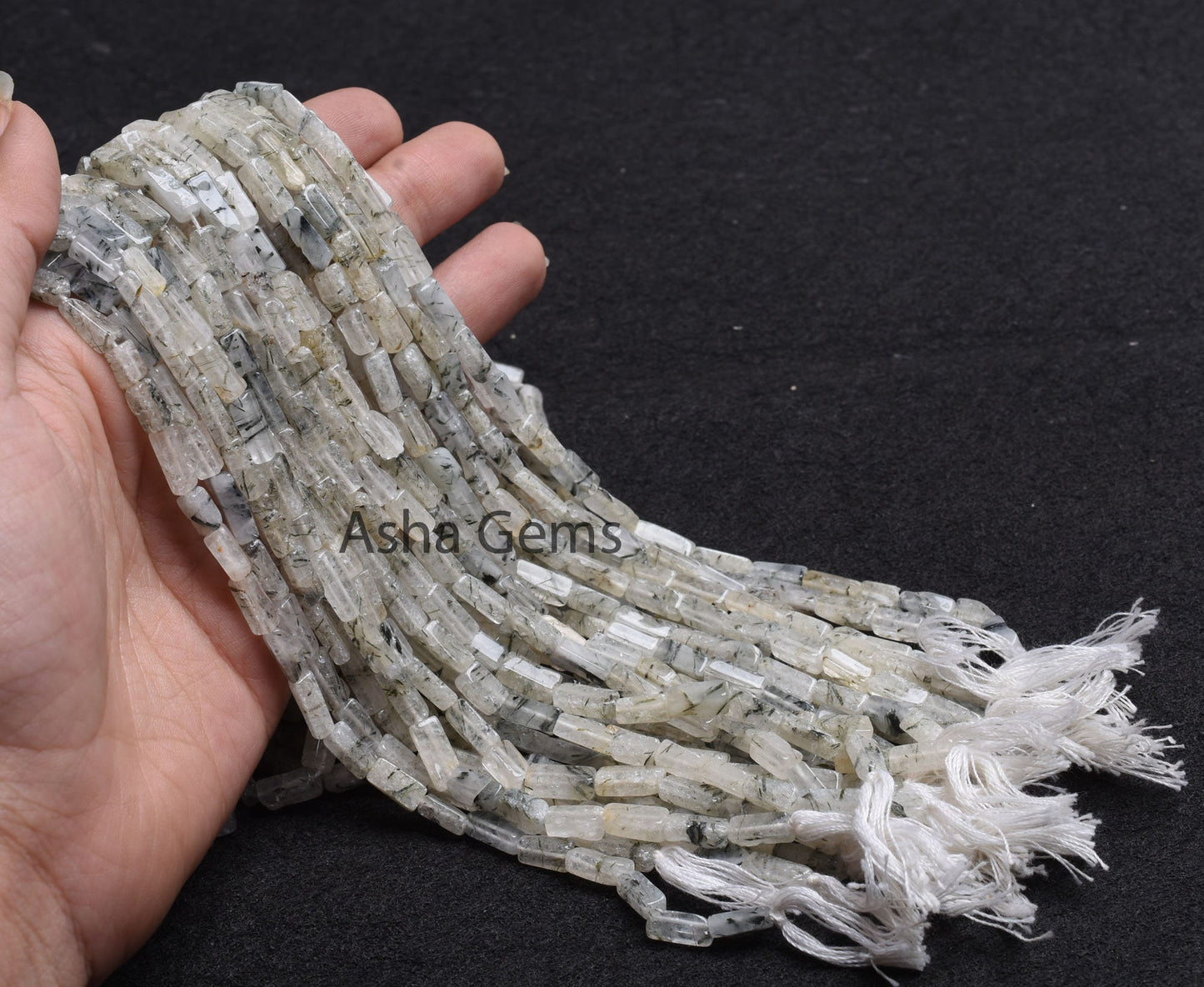 13"Strand Natural Rutile Smooth Rectangle Handmade Beads, Rutilite Fancy Uneven Rectangle Straight Drill Bead Gemstone Rutile Beads For SALE