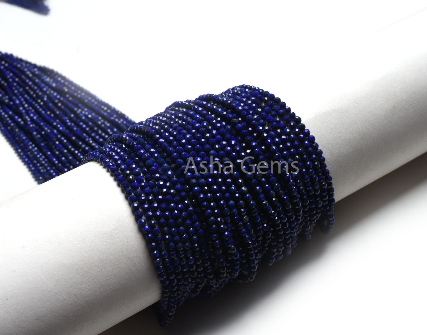 AAA Quality Lapis Lazuli Micro Cut faceted Beads,3 mm Natural Blue Lapis Machine Cut Rondelle Gemstone Beads,13"Real Lapis Bead Jewelry SALE