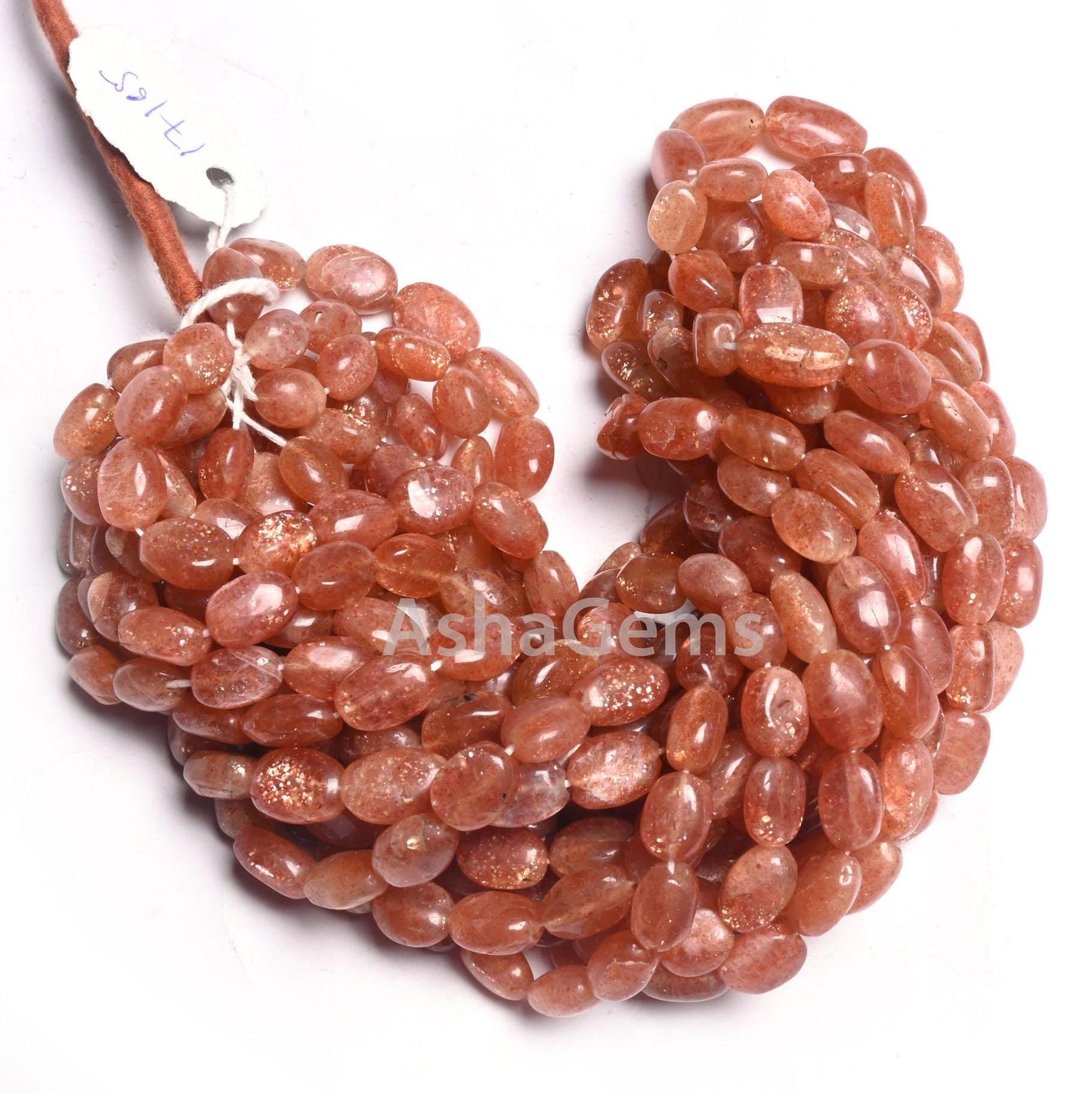 Natural Red Sunstone Smooth Oval Gemstone Loose Beads, Fine Quality Sunstone Oval Handmade Beads, Sunstone bead Jewelry making Necklace SALE