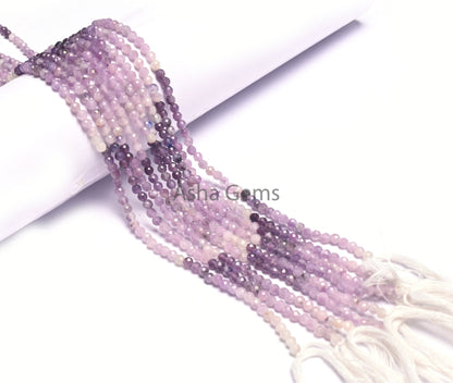 2.5mm Fine Quality Shaded Purple Sugilite Faceted Micro Cut Faceted Gemstone Beads, Natural Sugilite Machine Cut Rondelle Bead Jewelry Craft