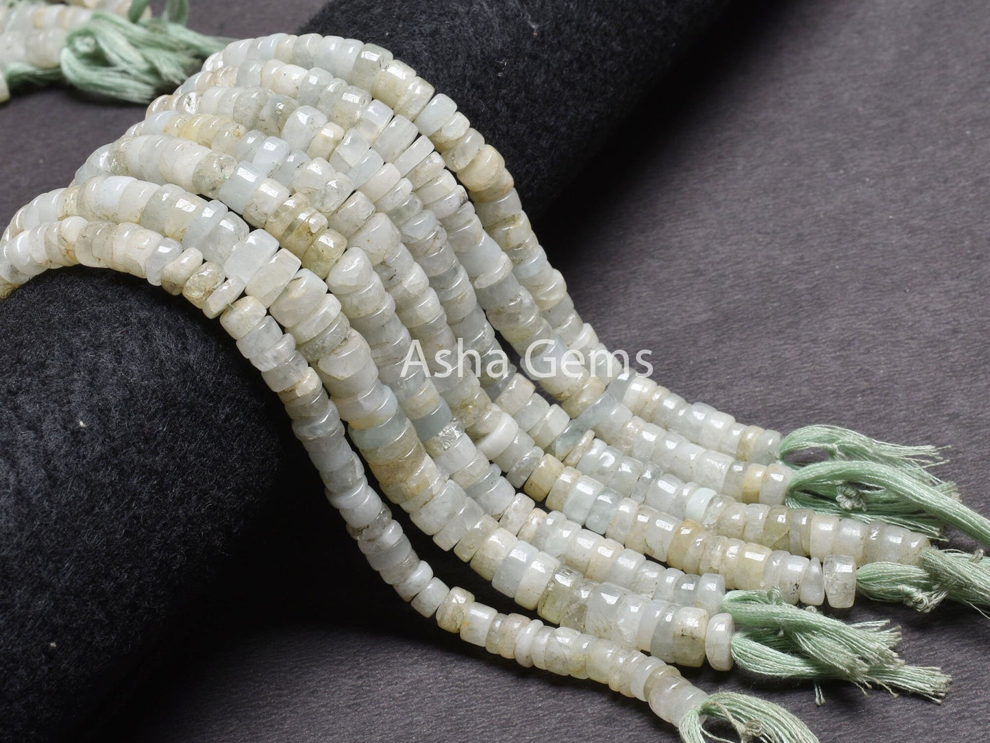 12"Strand Aquamarine Smooth Tyre Gemstone Beads, Light Blue Aquamarine Plain Handmade Wheel Shape Beads Natural Aquamarine Bead Jewelry SALE