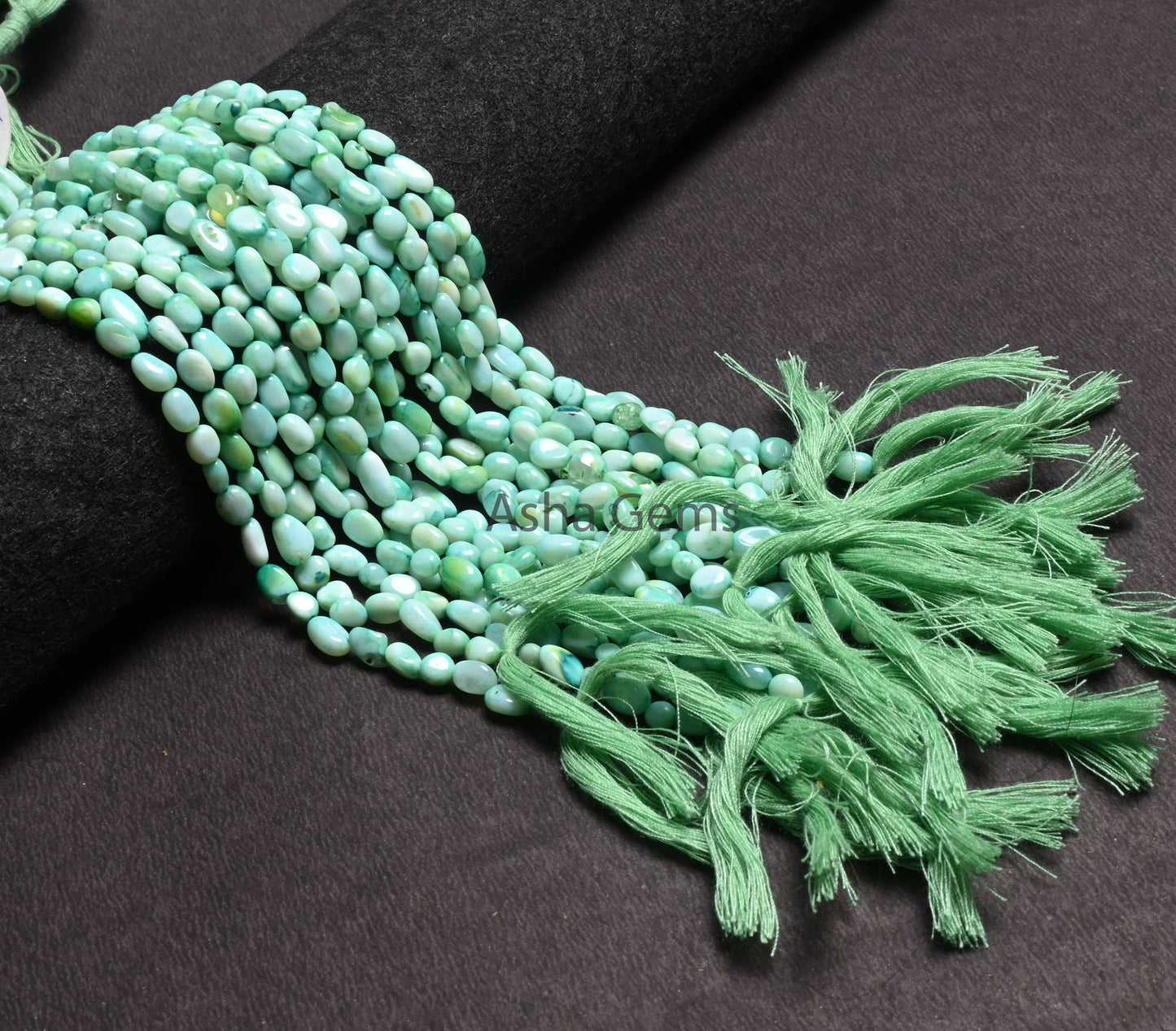 Beautiful Green Opal smooth Nugget Tiny gemstone Beads,5-8mm Mint Green Opal Plain Handmade Uneven Tumble Beads, Fine Opal Bead Jewelry SALE