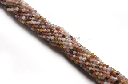 Beautiful Disco Moonstone Micro Cut Rondelle Beads,2.4 mm Natural Multi Color Moonstone Machine Cut Gemstone Faceted Beads,13"Moonstone Bead