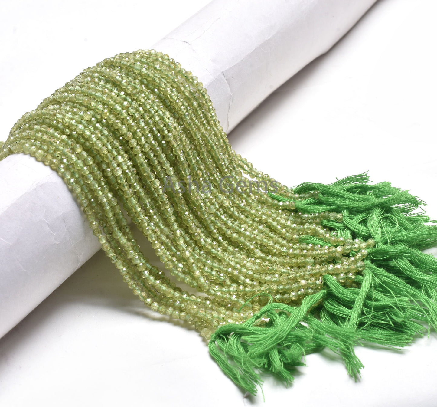 Natural Green Peridot Faceted Round Gemstone Beads,3.1x3 mm Peridot Machine Cut Micro Faceted Round Beads. Peridot Bead Jewelry Making SALE