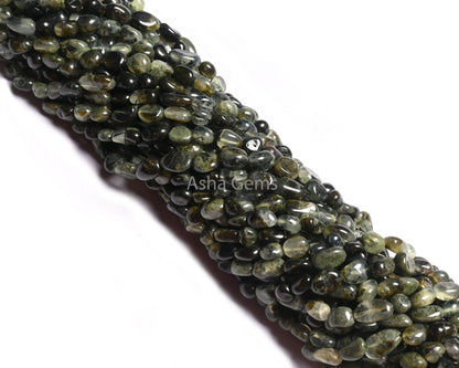 Natural Moss Prehnite Smooth Nuggets Beads,5-8 mm prehnite Beads, Moss Green Prehnite Tiny Nugget Uneven Gemstone Beads Jewelry Craft SALE