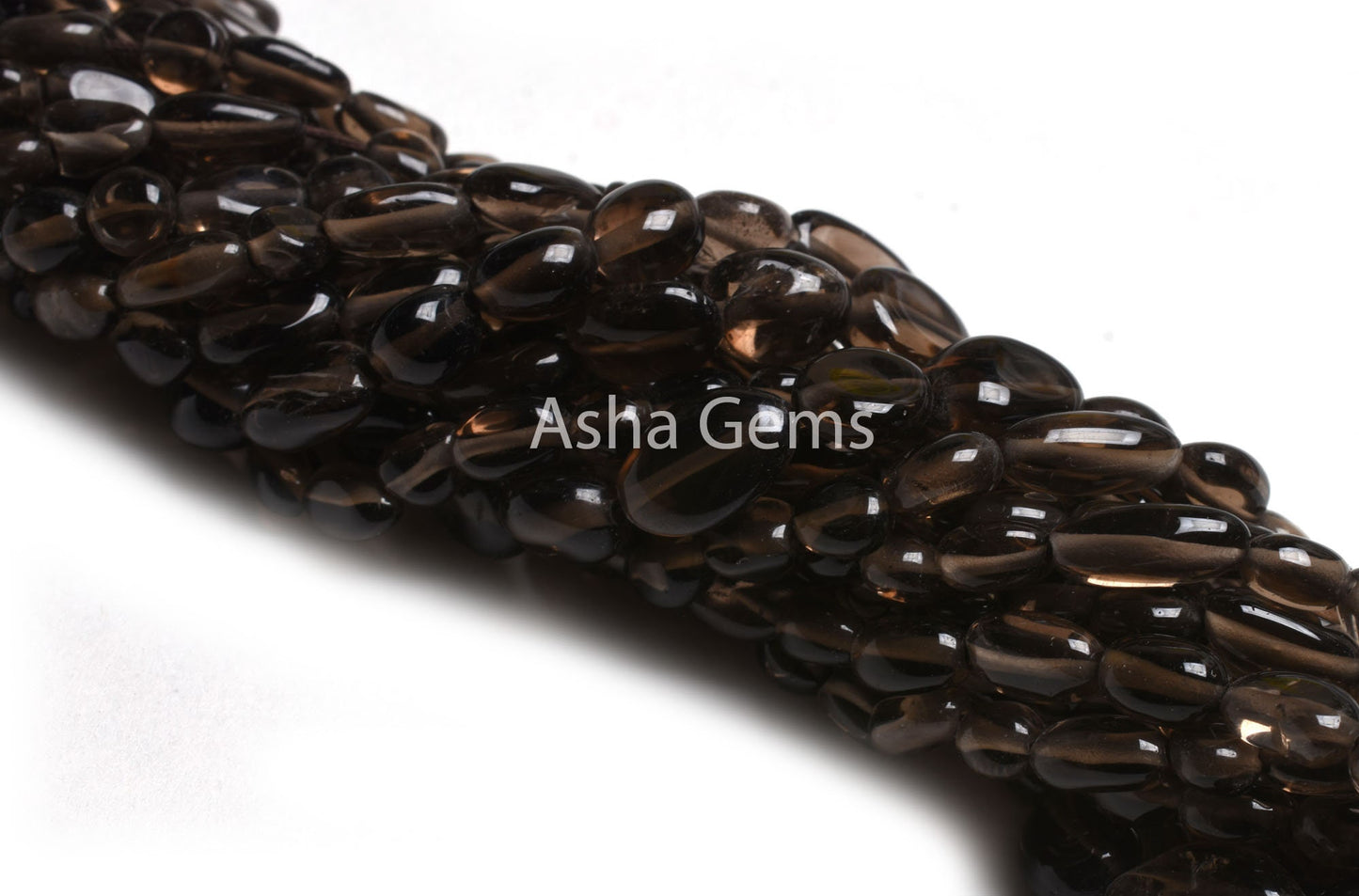 Beautiful Smoky Quartz Smooth Nugget Beads,13" Strand Amazing Smoky Uneven Tiny Nugget Gemstone Beads, Smoky Fancy Shape Handmade Beads SALE (AG 22282)