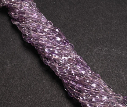 Fine Quality Pink Amethyst Smooth Oval Shape Gemstone Beads,13" Strand Shaded Pink Amethyst Handmade Oval Straight Beads Jewelry Crafts SALE