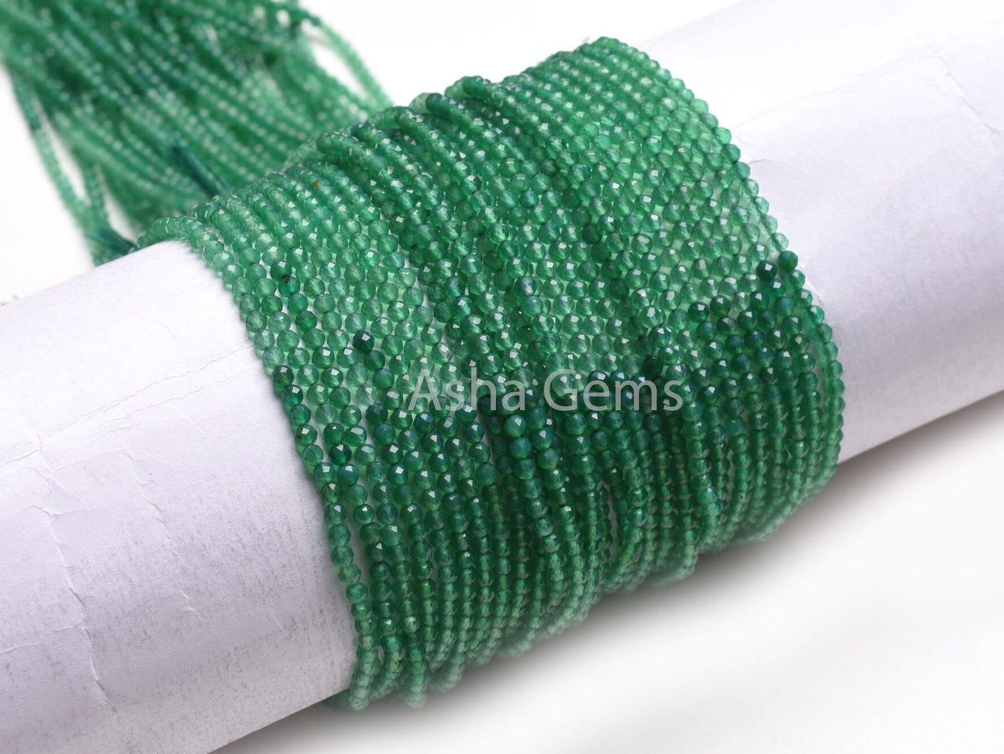 13" Strand AAA Quality Green Onyx Micro Cut Gemstone beads,2.5mm Shaded Green onyx Machine Cut Rondelle Faceted Bead Onyx Beads Jewelry SALE