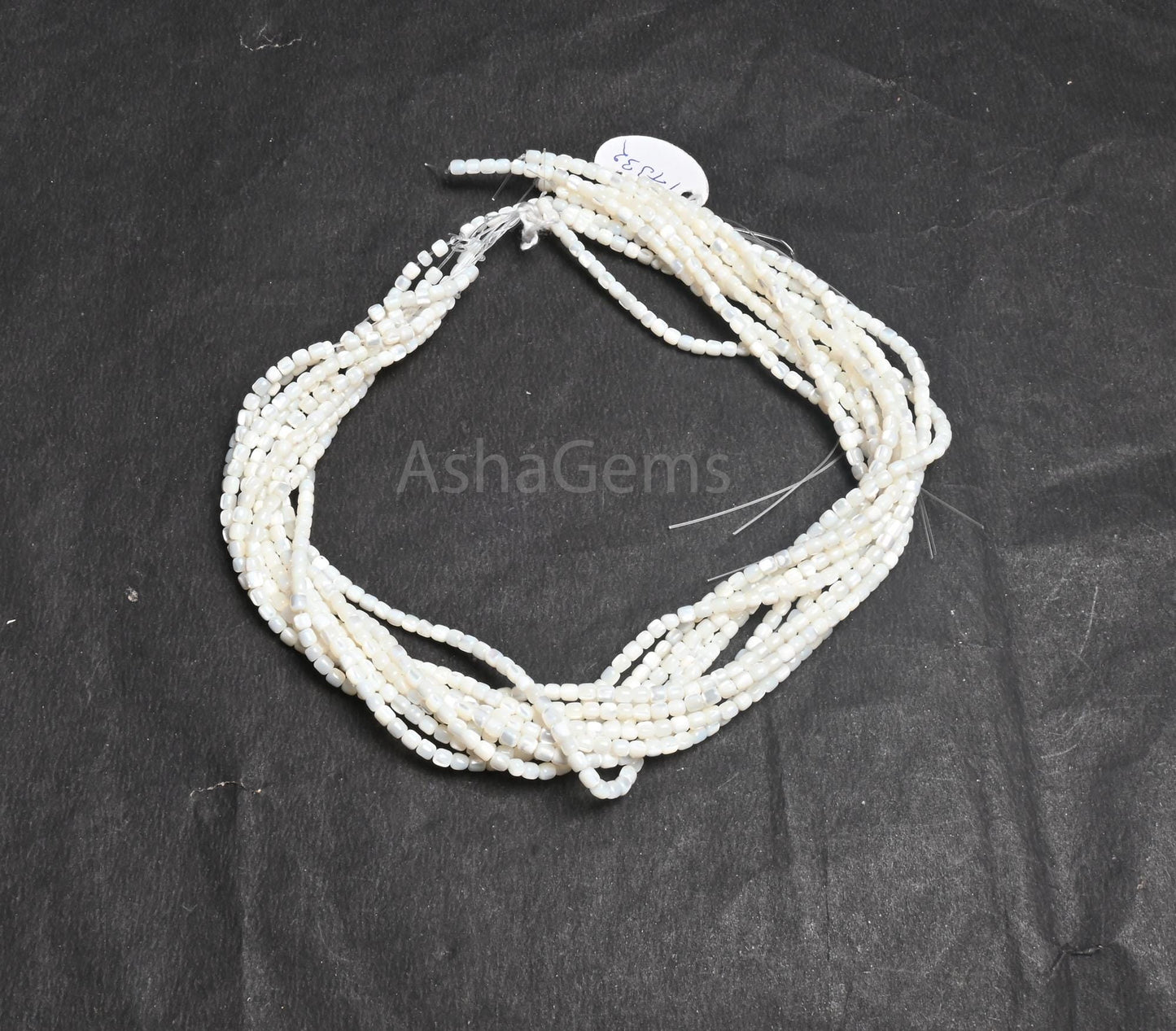 AAA Mother Of Pearl Fancy Barrel Shape Beads,3.5 mm Natural Iridescent White MOP Shell Drum Smooth Gemstone Loose MOP Spacer Beads Jewelry