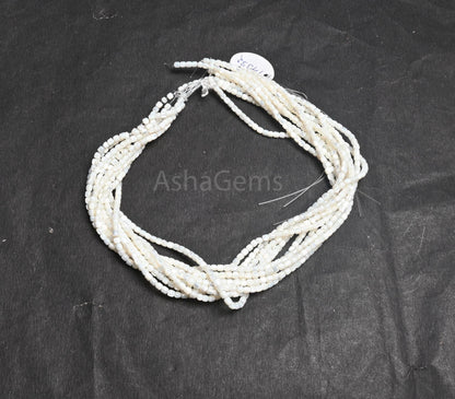 AAA Mother Of Pearl Fancy Barrel Shape Beads,3.5 mm Natural Iridescent White MOP Shell Drum Smooth Gemstone Loose MOP Spacer Beads Jewelry