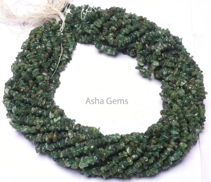 Natural Green Mica Uncut Chip Beads,34"Strand Natural Mica margaj Smooth tiny Beads, Mica Raw Rough gemstone Beads Jewelry making craft SALE
