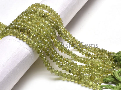 14" Strand Natural Peridot Smooth Button Shape Gemstone Beads, Green Peridot Handmade Button Beads, Peridot Beads Jewelry Making Crafts SALE