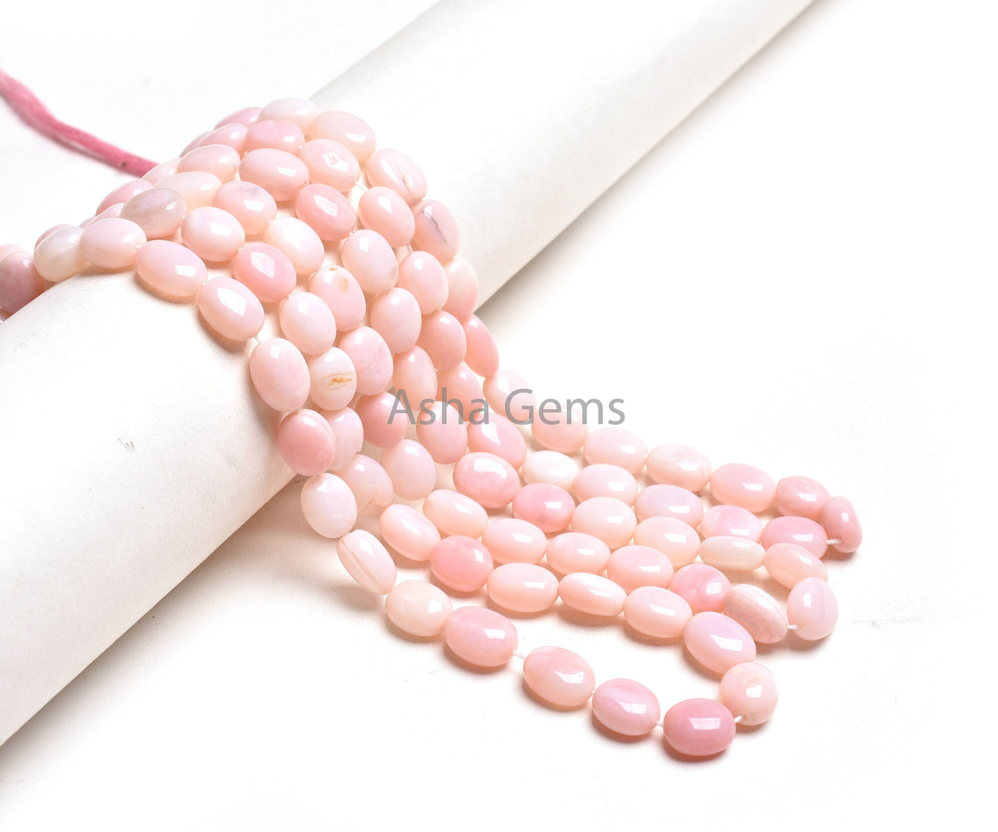 Beautiful Pink Opal Handmade Nugget Gemstone Beads, Shaded Pink Opal Beads,8/16"Fine Opal Smooth Uneven Oval Nugget Beads Jewelry Craft SALE