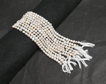 Beautiful Fresh Water Pearl Uneven Shape Beads, Natural Pearl Baroque Beads,7/14"Strand Real Pearl Gemstone Bead Jewelry Craft Necklace SALE