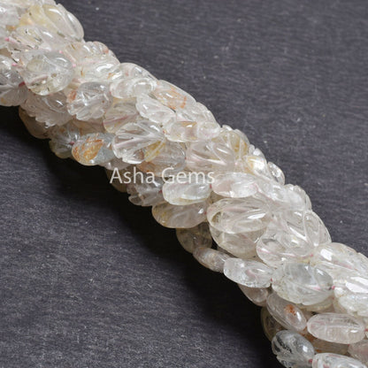 Natural Morganite Carving Oval Shape Gemstone Beads,13"Strand Pink Aquamarine Carved Oval Handmade Beads, Aquamarine Bead Jewelry Craft SALE