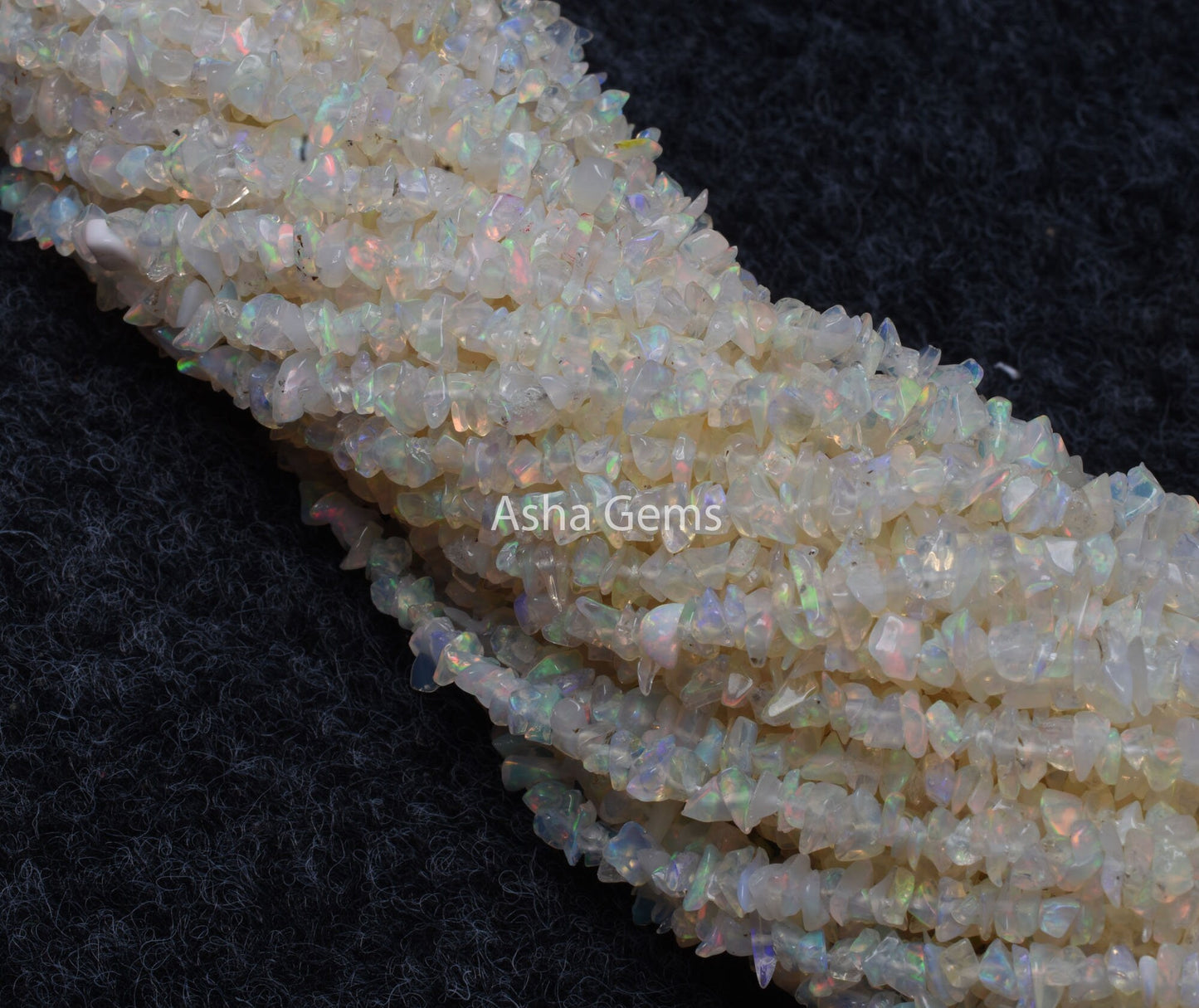 Beautiful 34"Strand Natural Ethiopian Opal Uncut Chips Gemstone Beads,Ethiopian opal Raw Nuggets Smooth Bead AAA Quality tiny Opal Chip Bead