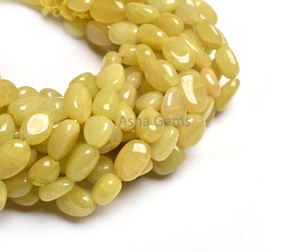 Beautiful Aventurine Smooth Nugget Shape Beads,10-14 mm Aventurine  Plain Handmade Tumble Gemstone Straight Drill Beads Margaj Bead Jewelry