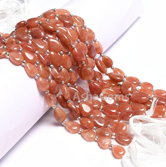 Beautiful Pink Quartz Smooth Pear Shape Gemstone handmade Beads,9" Quartz Fancy Teardrop Straight Drill Beads Jewelry making handicraft SALE