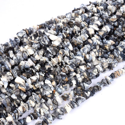 34" Strand Natural Dendrite Opal Uncut Chips Beads,Opal Smooth Raw Rough Beads, Fine Dendritic Opal uncut Polish Nugget Unshape Bead Jewelry