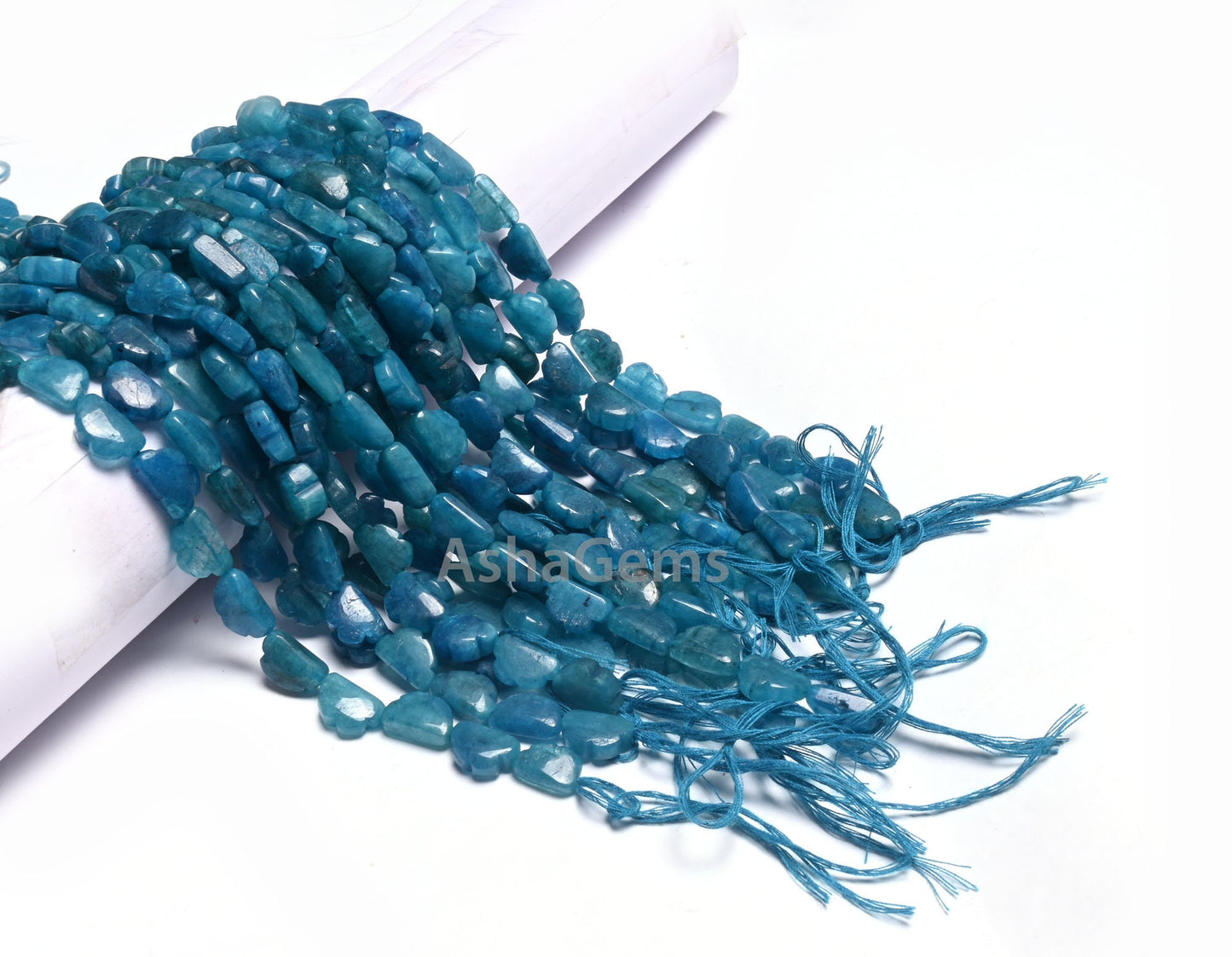Beautiful Blue Corundum Fancy Cloud Shape Gemstone Smooth Beads,9" Dyed Blue Ropada Straight Drill Cloud Handmade Beads Jewelry Crafts SALE