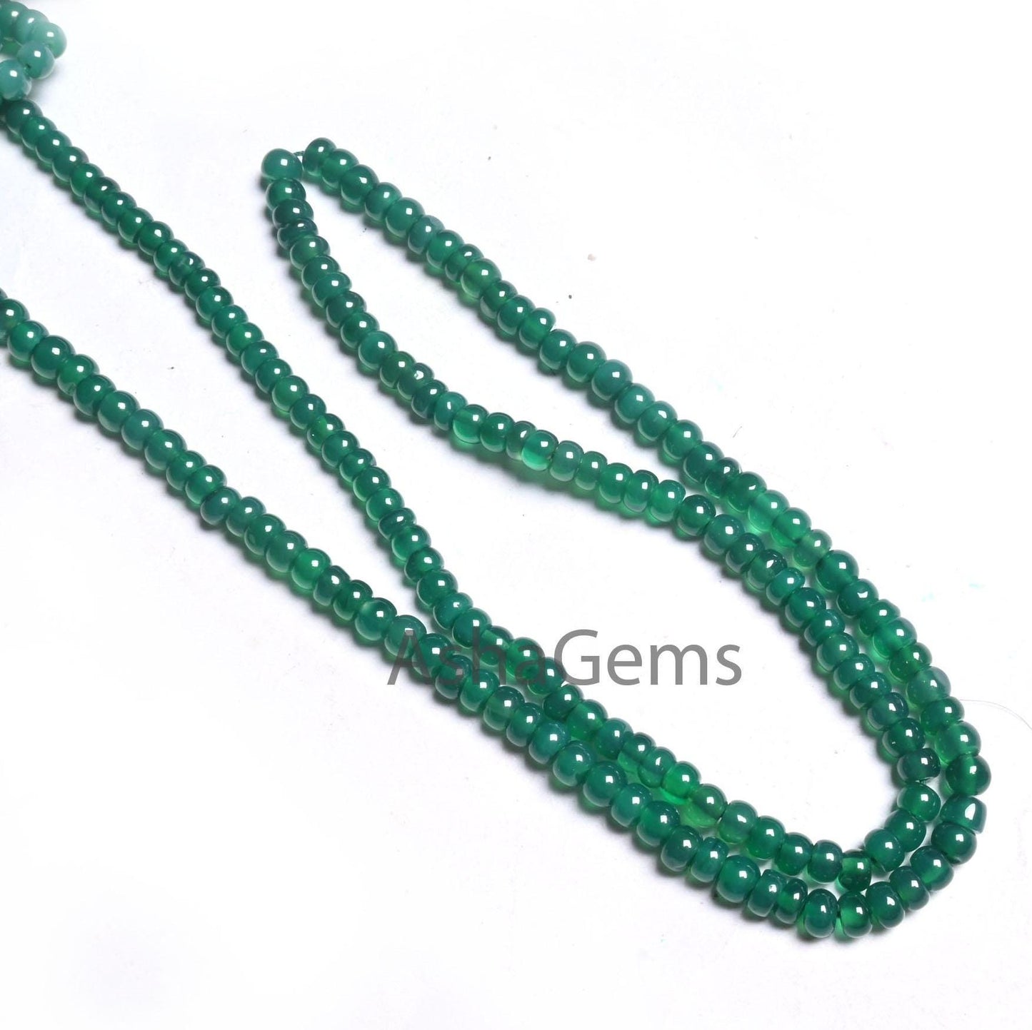 Dark Green Onyx Smooth Rondelle Gemstone Loose Beads, Fine Onyx Beads, AAA Green Onyx Plain Roundelle Tiny Handmade Beads Jewelry Craft SALE