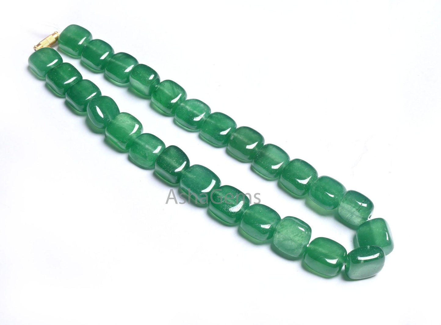 Beautiful Green Onyx Smooth Fancy Nugget Gemstone Beads,15" Fine Green Onyx Plain Handmade Square Shape Uneven Tumble Beads Necklace Jewelry