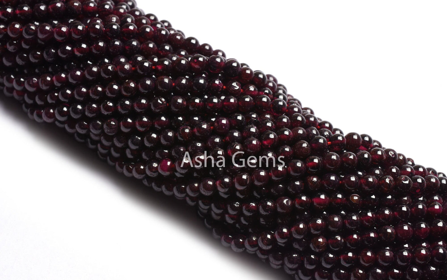 4.5 mm Garnet Smooth Round Shape Beads,13" Strand Red Garnet Round Ball Gemstone Beads, Fine Quality Garnet Bead Jewelry Craft Sale Necklace