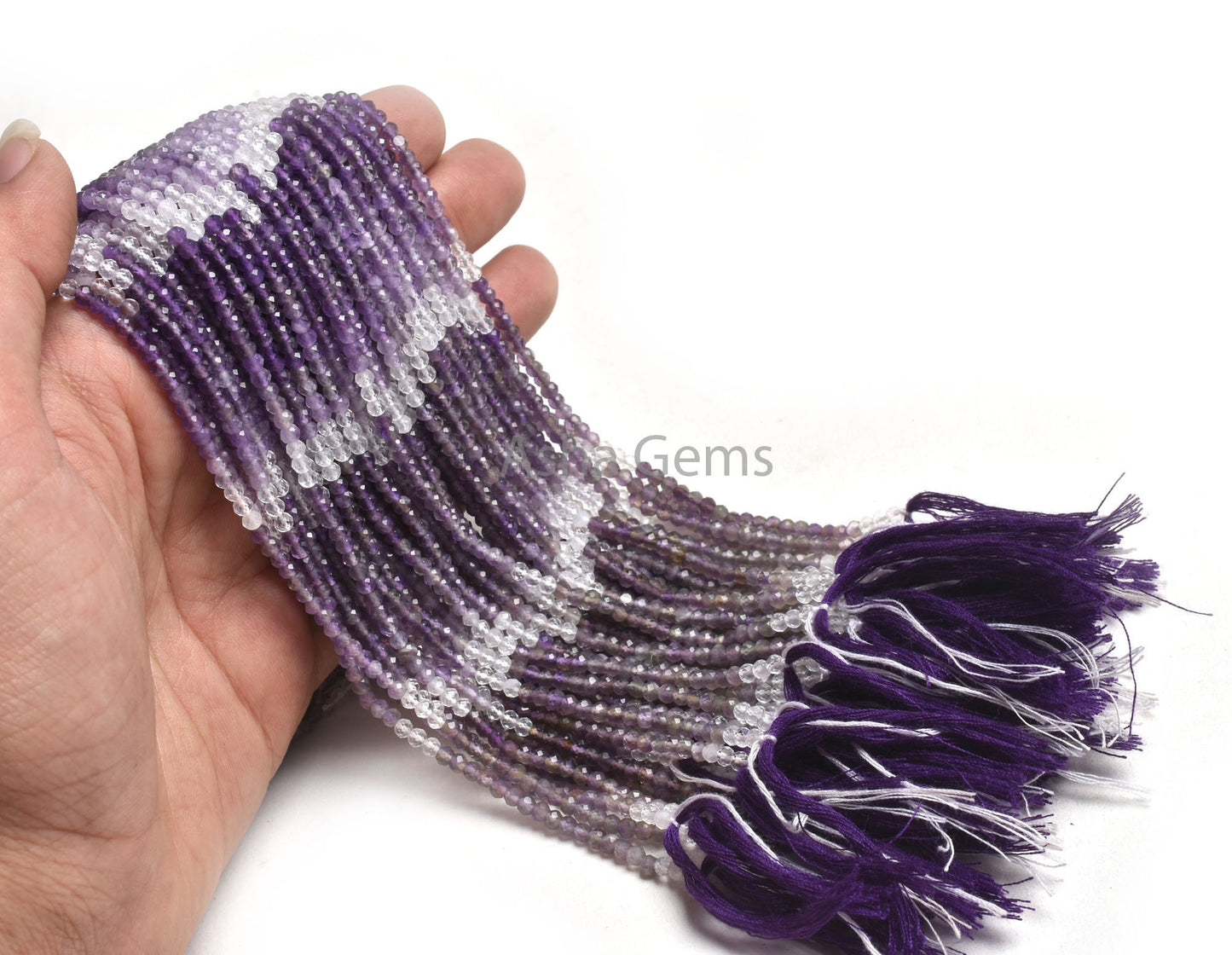 3 mm Natural Amethyst Faceted Micro Cut Faceted Beads, Shaded Purple Amethyst Machine Cut Gemstone Beads, amethyst Bead Jewelry Makings SALE