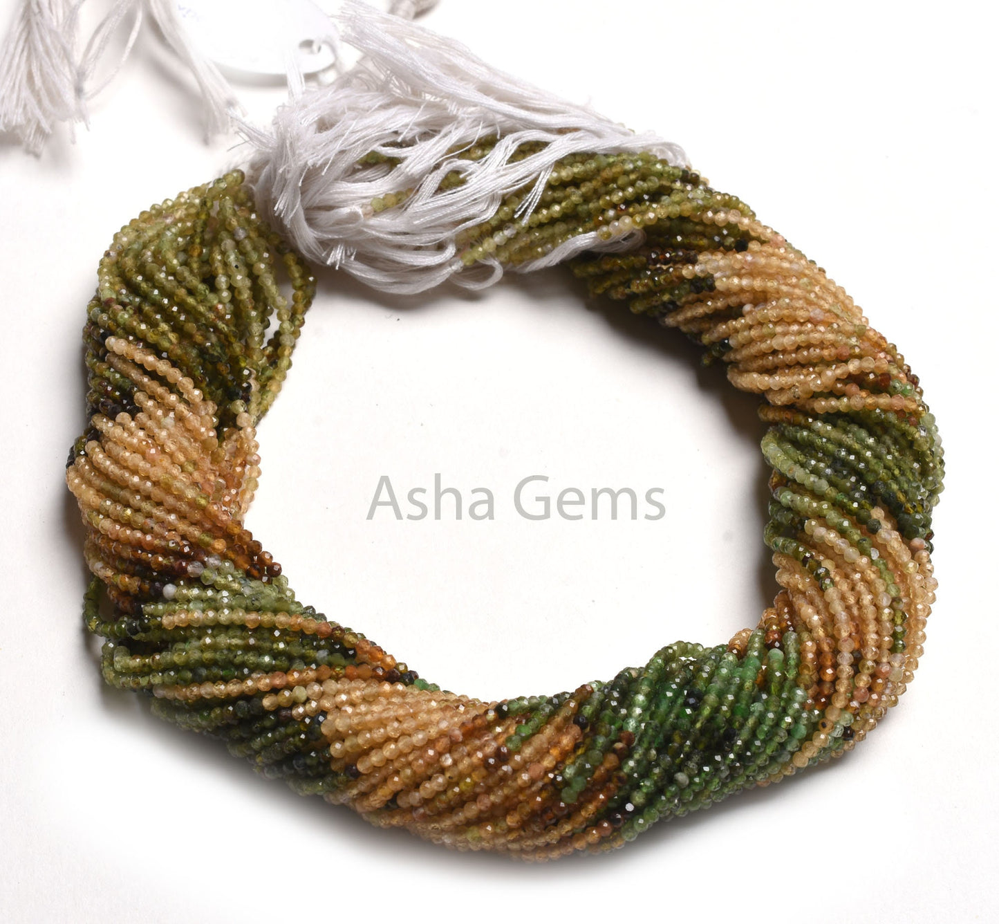 2 mm Rare Shaded Yellow Green Tourmaline Micro Cut Faceted Beads,13" Multi Tourmaline Machine Cut Rondelle Gemstone Tourmaline Beads Jewelry