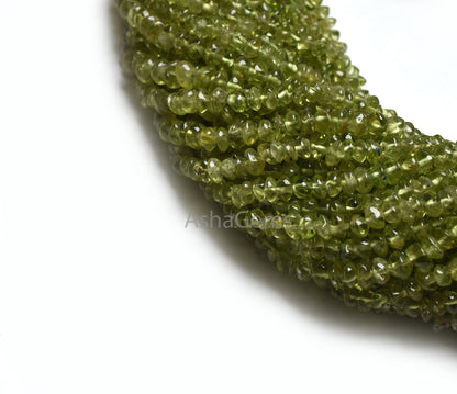 Green Peridot Smooth Button Shape Handmade Beads,13"Strand Peridot Beads,Natural Peridot Uneven Button Gemstone Bead Jewelry Handicraft SALE