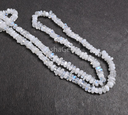 Natural blue Fire rainbow Moonstone Uncut Chip Beads, Flashy Rainbow smooth Rough Polish Beads White Rainbow Slice Uneven shape Beads Crafts