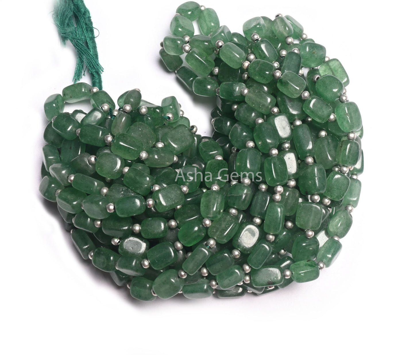 Natural Green Strawberry Quartz Fancy Puff Rectangle Shape Gemstone Beads, Fine Strawberry Handmade Rectangle Handmade Beads Jewelry makings