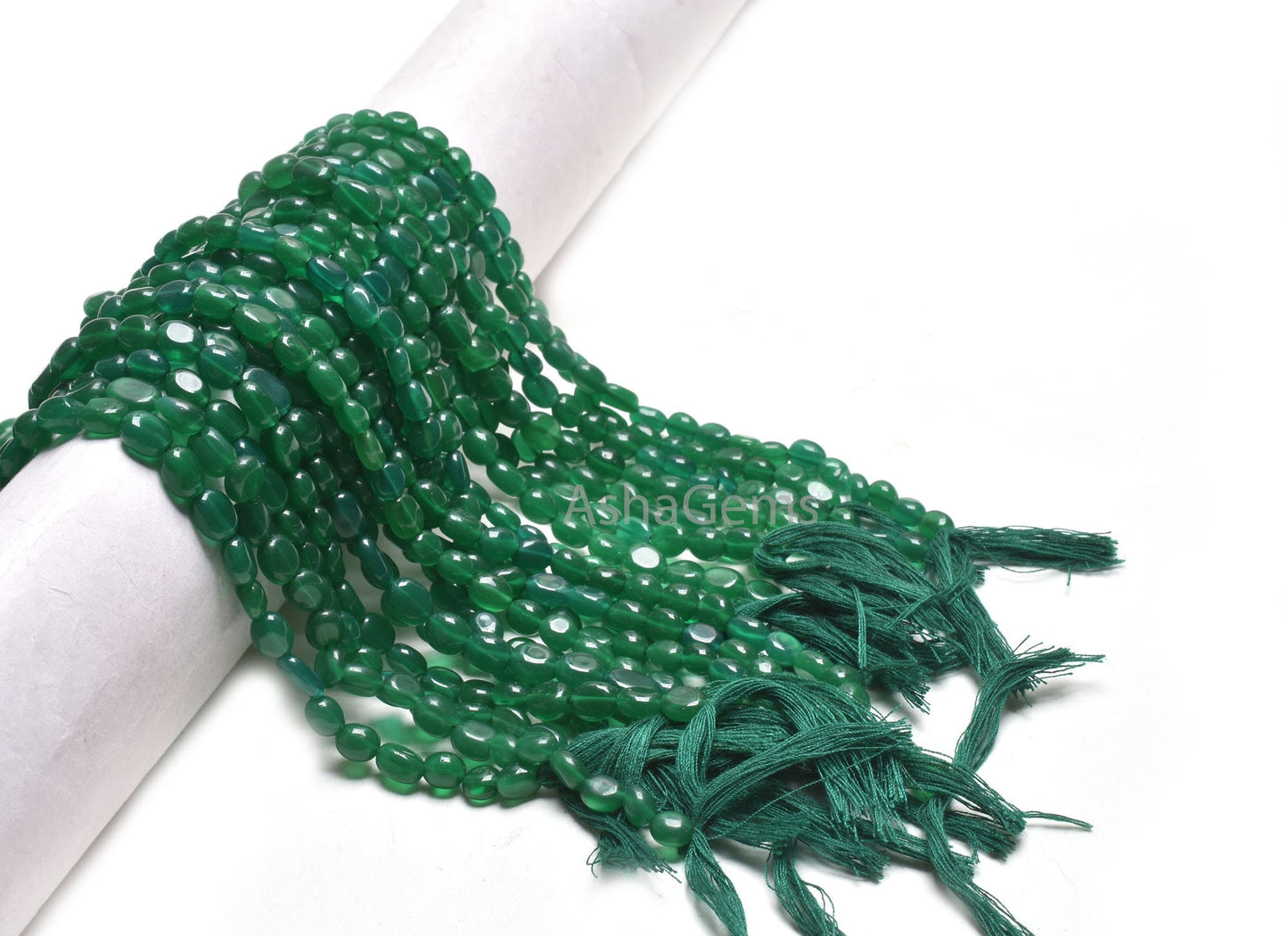 Fine Quality Green Quartz Oval Handmade Gemstone Beads,12"Strand Green Quartz smooth Oval Straight Drill Bead Jewelry Making Handicraft SALE