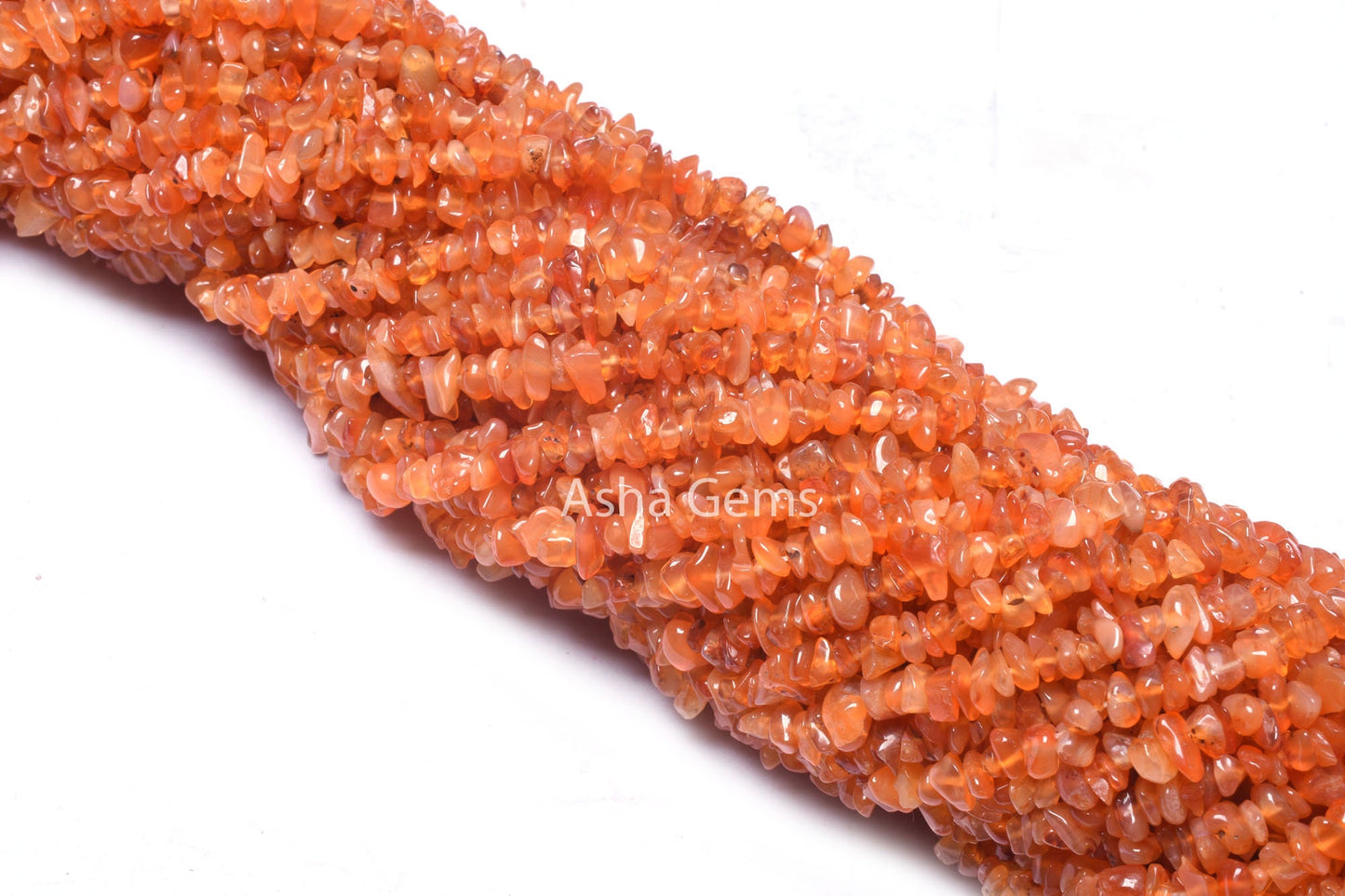 Carnelian Smooth raw Uncut Chip Gemstone Beads, Orange-Red Carnelian Plain Uneven Small Chip Beads Carnelian raw Rough Beads Jewelry Crafts