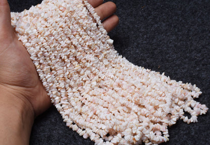 Natural Pink Opal Uncut Chip Beads,34" Strand Opal Smooth raw Rough Gemstone Beads, Light Pink Opal Beads Tiny Nugget Chip Bead Jewelry Sale