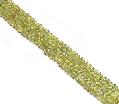 4.50 mm Peridot Smooth Handmade Button Shape Beads,13" Strand Natural Green Peridot Button Gemstone Loose Beads Jewelry making Crafts SALE